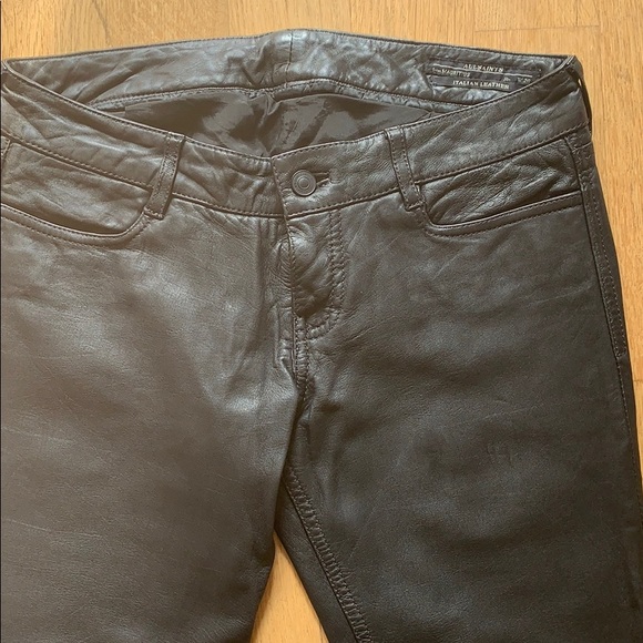 All Saints Mauritius Leather Pants - Picture 4 of 7